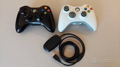 Coppia Controller Wireless Xbox 360 + dongle PC