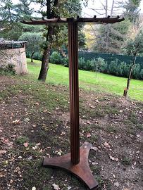 Attaccapanni vintage in legno massello