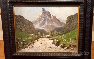 DIPINTO VINTAGE GIULIANO CERVINO