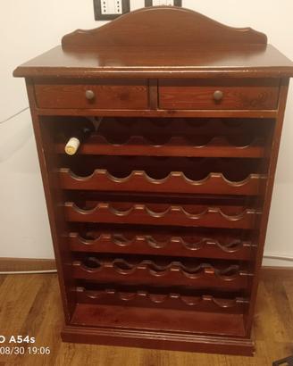 Cantinetta vino in legno