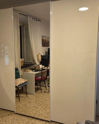 Armadio da camera bianco laccato 275x253x57