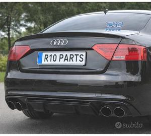 DIFFUSORE AUDI A5 B8 B81 COUPE CABRIO 11-16 LOOK R