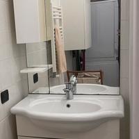 Mobile bagno 75cm specchio luci e pensile