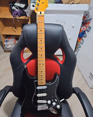 Fender Stratocaster Mexico Black Strat Gilmour 