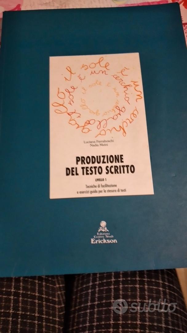 produzione del testo scritto erickson - Libri e Riviste In vendita a Milano