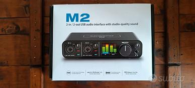Scheda Audio MOTU  M2 NUOVA, accesa 1 volta x test