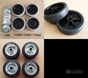 Ruote in Gomma per carrelli