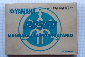 Yamaha RD 350 ypvs libretto uso e manutenzione