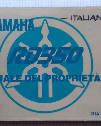 Yamaha RD 350 ypvs libretto uso e manutenzione