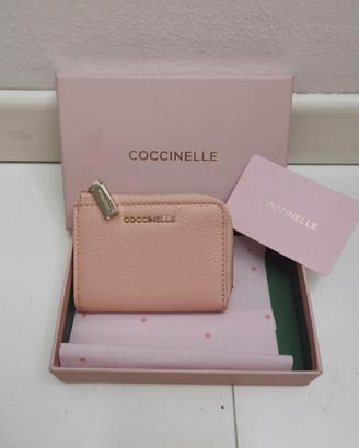 Coccinelle mini portafoglio portacarte e monete 