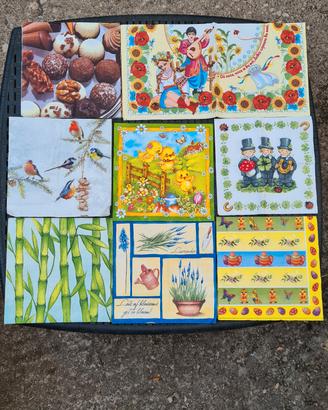 Tovaglioli per decoupage 