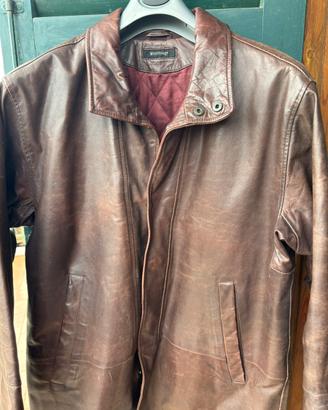 Giacca in pelle milestone-Taglia 50(L)- Vera pelle