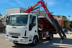 IVECO 75E15 GRU E RIBALTABILE 2005