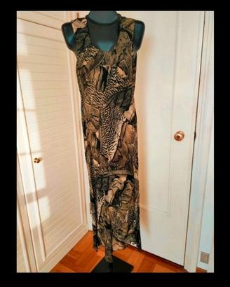 Abito lungo senza maniche