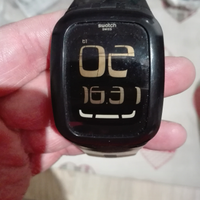 Orologio digitale Swatch nero funzionante batteria