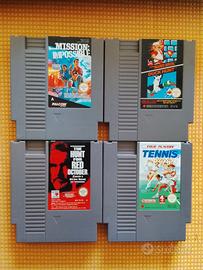 Lotto n.4 giochi - nintendo nes pal A