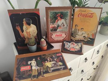 Quadretti decorativi Coca-Cola stile vintage