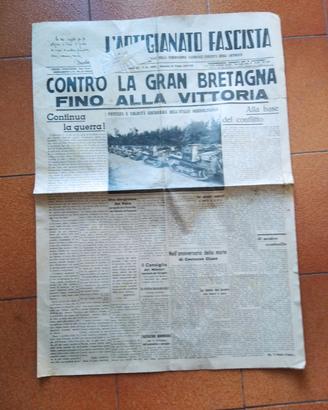 periodico l'artigianato fascista 1940