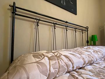 Letto artigianale in ferro battuto