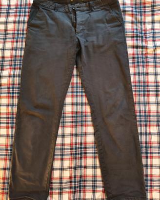Pantaloni Chinos The Iconic Pants Blue Regular Fit