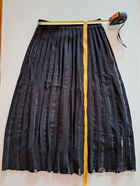 Gonna Nera plissettata