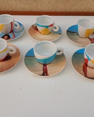 tazze tazzine Illy collection vintage 