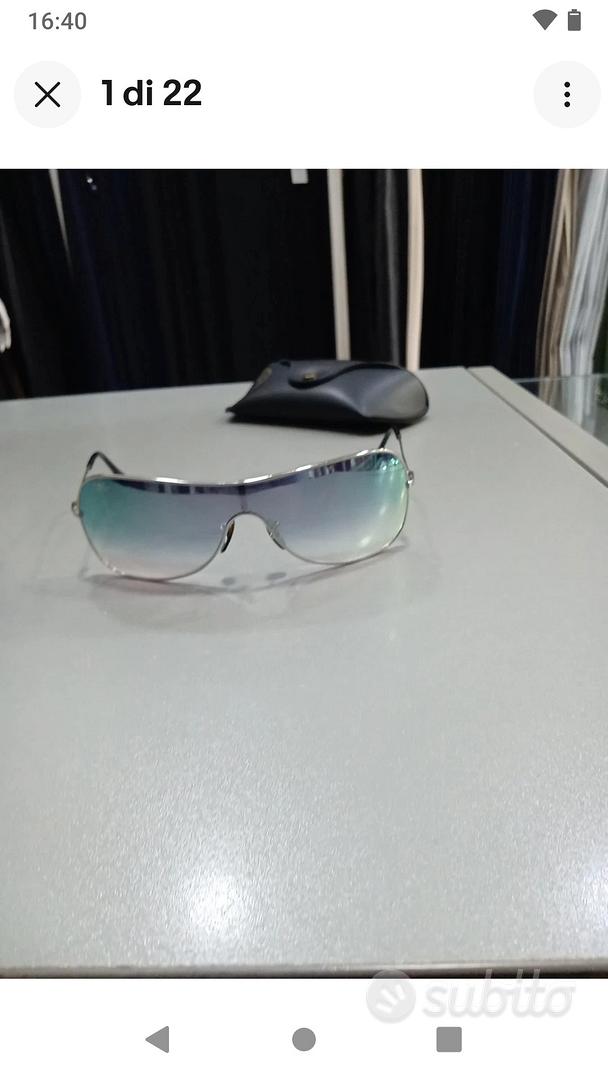 m855 Ray-ban rb3211 small mascherina argento lenti Abbigliamento