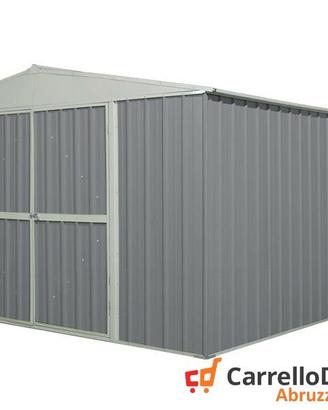Box prefabbricato in acciaio 360x430 grigio chiaro