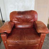 Divano + 2 Poltrone in Pelle – Design Ulivi