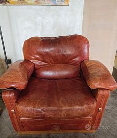 Divano + 2 Poltrone in Pelle – Design Ulivi