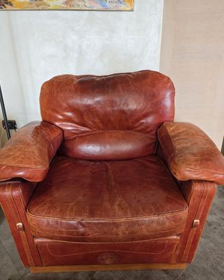 Divano + 2 Poltrone in Pelle – Design Ulivi