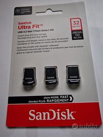 SanDisk Chiavetta USB 3.1 da 32 GB, fino a 130 MB/