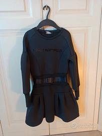 🖤Abito Karl Lagerfeld Kids in neoprene nuovo 8Y