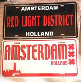 targhe collezione americane Amsterdam 