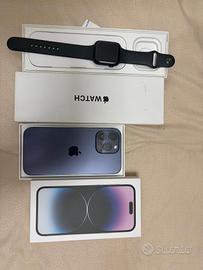 Apple Watch SE e iPhone 14 pro max
