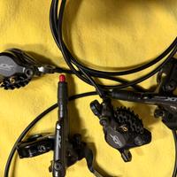 Freni shimano xt + dischi xt ice teck 180mm