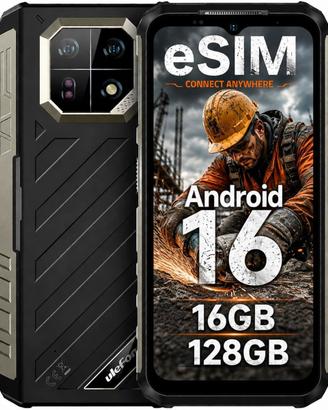 Smartphone UELEFON 22 Pro Rugged  con eSIM, ANDR16