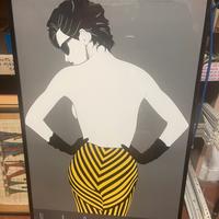 POSTER ARTISTICO PATRICK NAGEL 60X90cm CON CORNICE