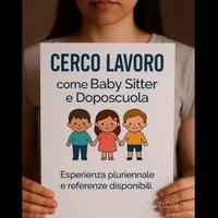 Dopo scuola babysitter