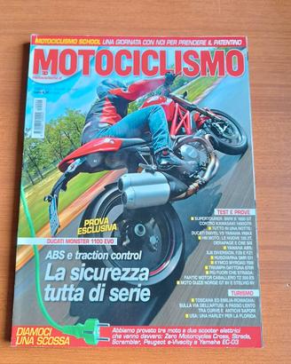 Ducati monster 1100 evo rivista motociclismo 2011 