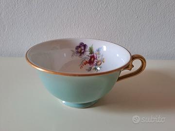 Richard Ginori tazza da tè singola verde anni 50