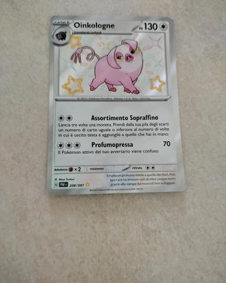 Carta Pokemon OINKOLOGNE SHINY