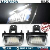 Luci TARGA LED PER CITROEN C3 PICASSO Luce BIANCA