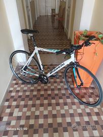 bici corsa bianchi 928 ibrida