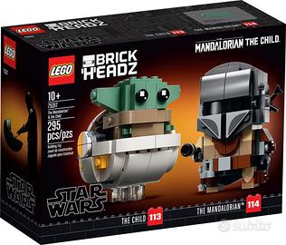 LEGO 75317 Brickheadz Il Mandaloriano e Bambino