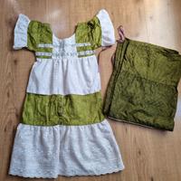 Vestito travestimento Senegal carnevale tg 4/5