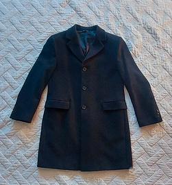Cappotto uomo lana e cashmere nero taglia 50 Nuovo