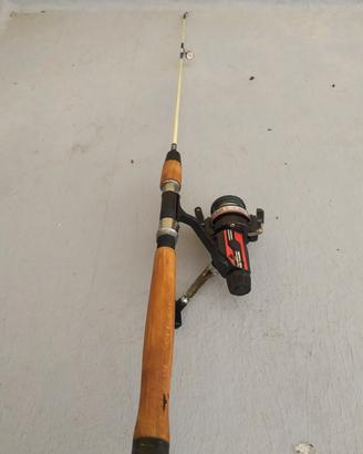 canna mini e mulinello da pesca