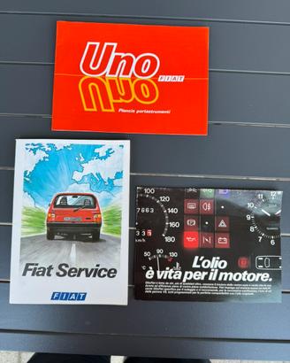 Libretti service Fiat Uno anni 90