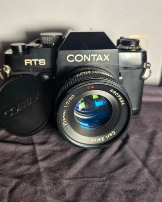 contax rts perfetta carl zeiss planar 50 1.7